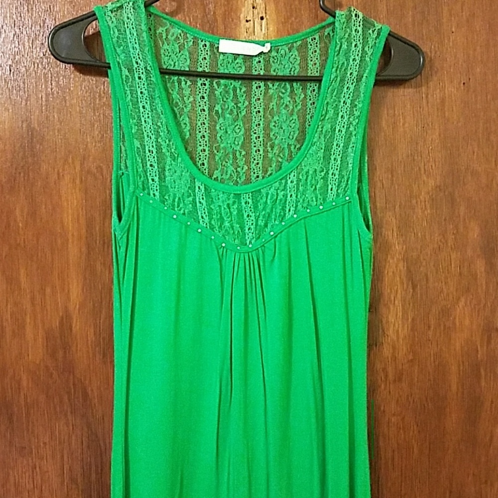 Green dress